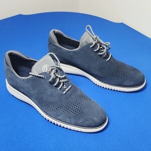 Cole Haan Men's Blue Suede Sneakers